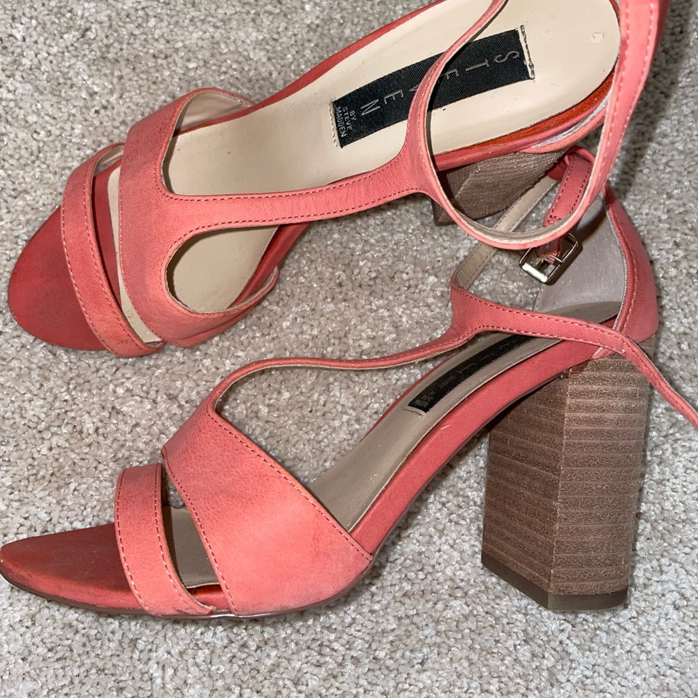 Coral Steve Madden heels